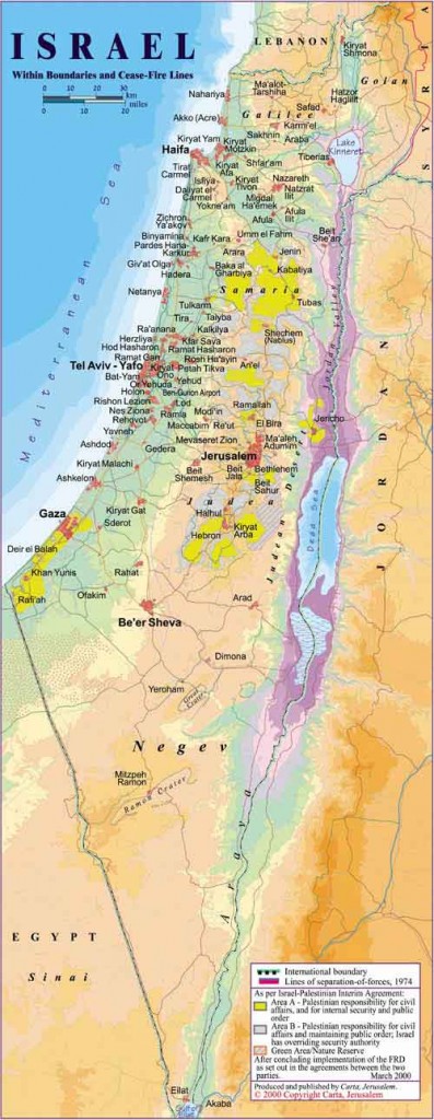 Israel-map-Carta