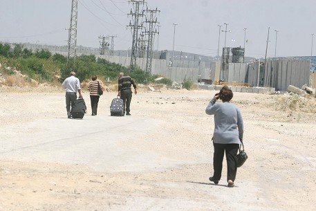 Israeli-controlled Erez crossing point, seen from northern Gaza [MaanImages]