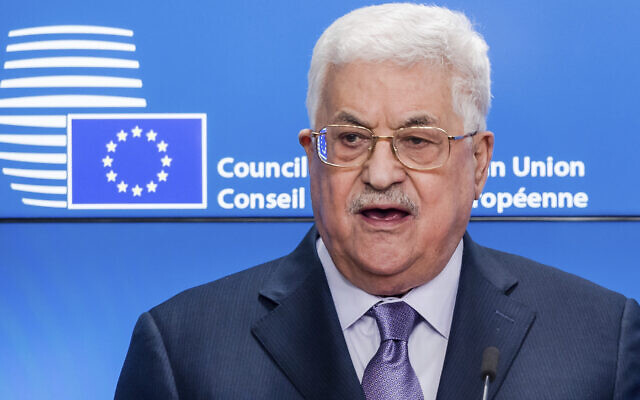 EU said to condition expanding aid on PA’s acceptance of tax funds from Israel